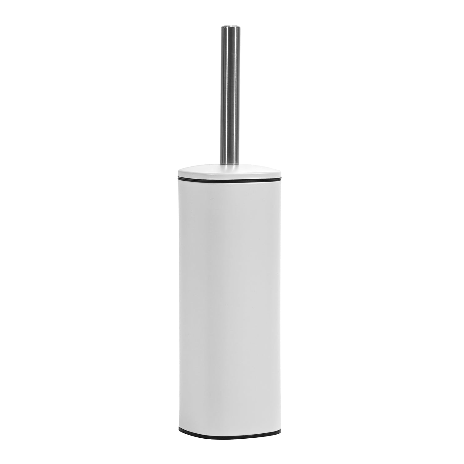 VESTIAMO CASA - Portascopino Bianco Opaco h39 diametro 9,5 cm